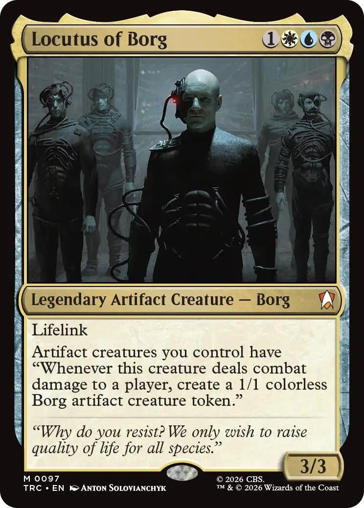 Image for Locutus of Borg (Surge Foil) (Commander: Star Trek) (97) (TRC) - Magic: The Gathering