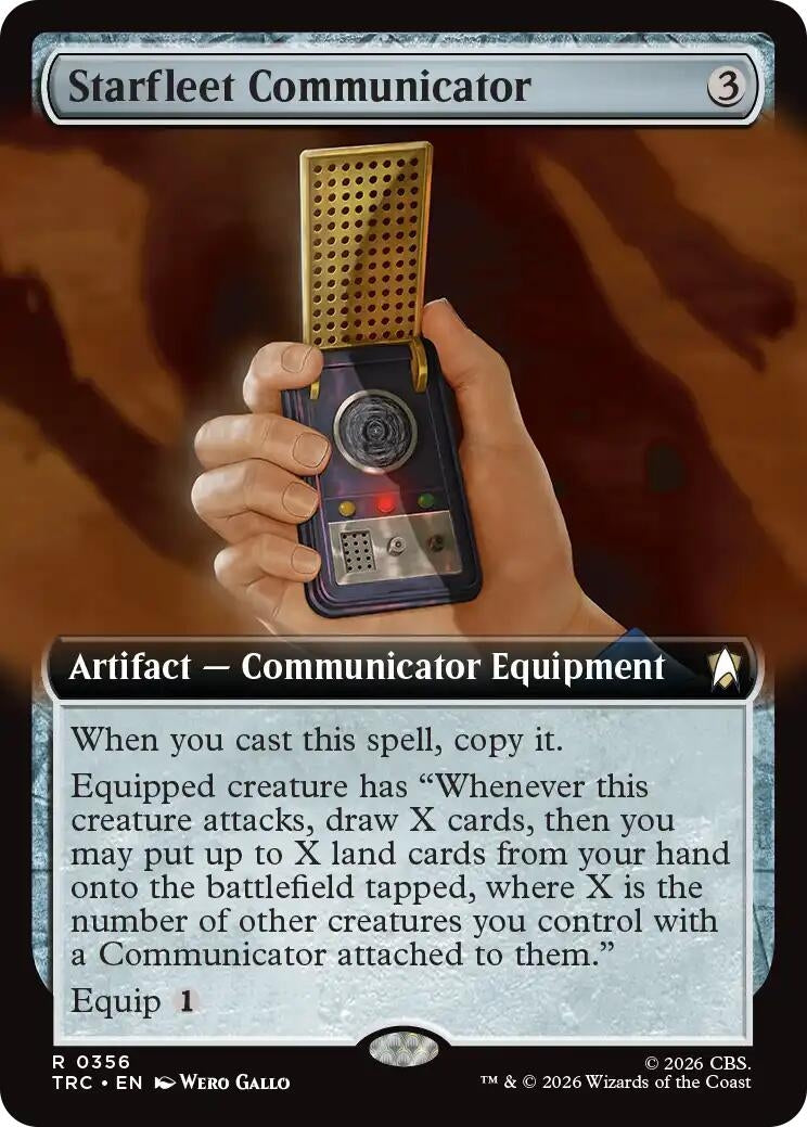 Image for Starfleet Communicator (Extended Art) (Commander: Star Trek) (356) (TRC) - Magic: The Gathering