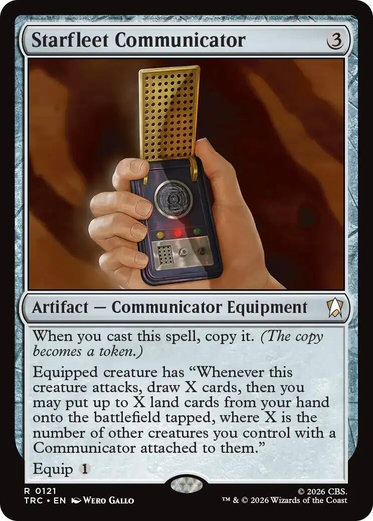 Image for Starfleet Communicator (Commander: Star Trek) (121) (TRC) - Magic: The Gathering