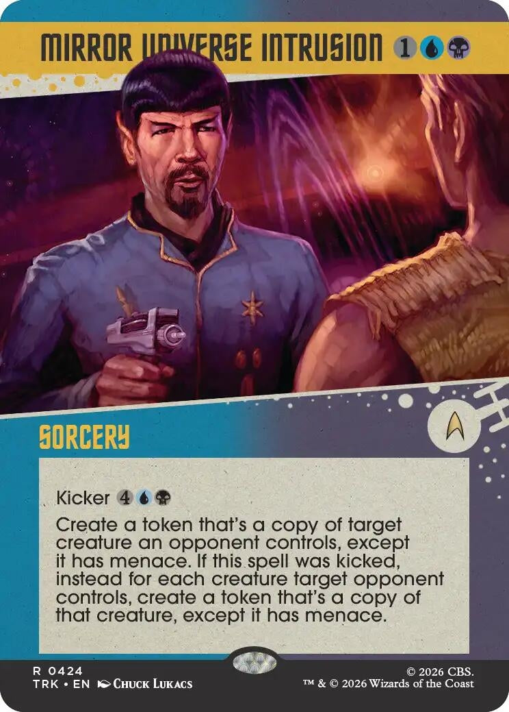 Image for Mirror Universe Intrusion (Showcase) (Star Trek) (424) (TRK) - Magic: The Gathering