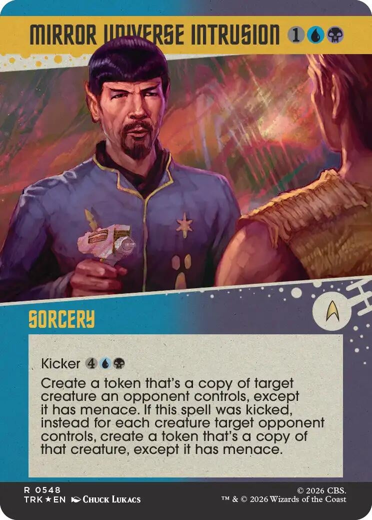 Image for Mirror Universe Intrusion (Showcase) (Surge Foil) (Star Trek) (548) (TRK) - Magic: The Gathering