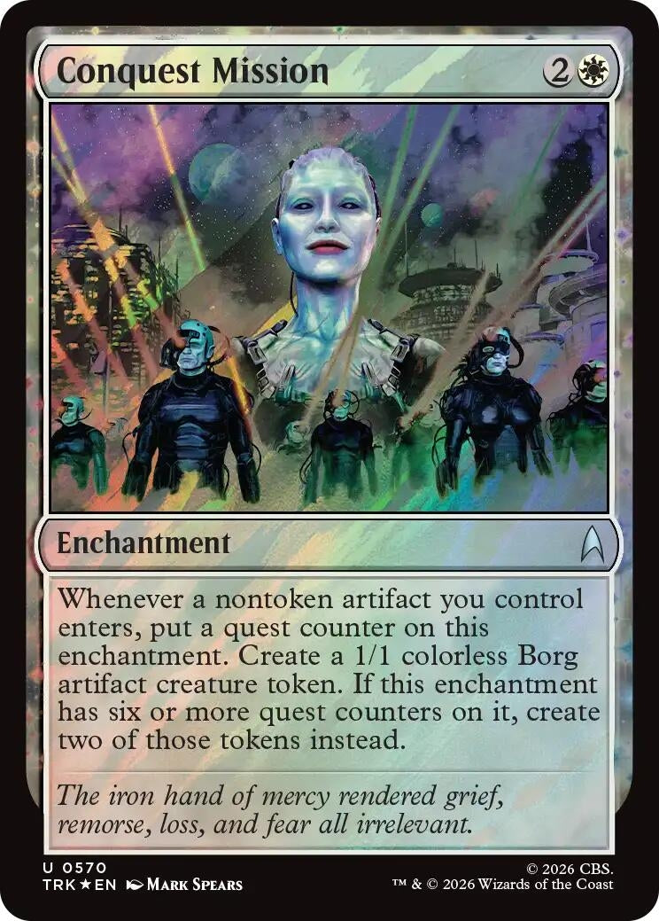 Image for Conquest Mission (Surge Foil) (Star Trek) (570) (TRK) - Magic: The Gathering