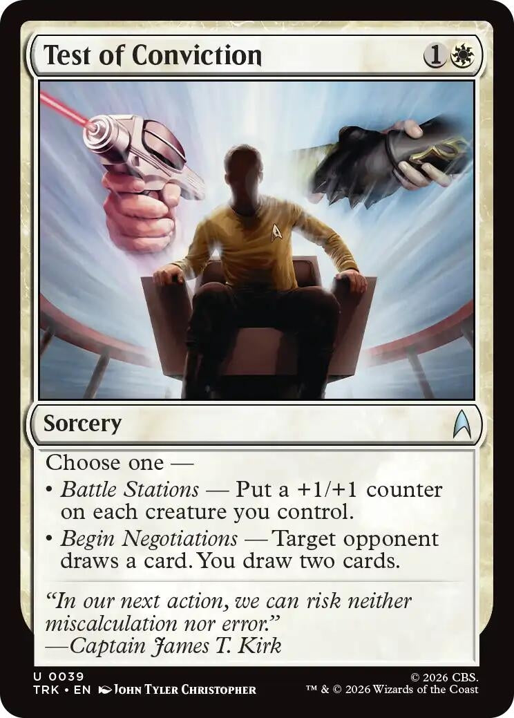 Image for Test of Conviction (Star Trek) (39) (TRK) - Magic: The Gathering