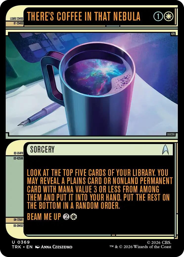 Image for There's Coffee in that Nebula (Showcase) (Star Trek) (369) (TRK) - Magic: The Gathering