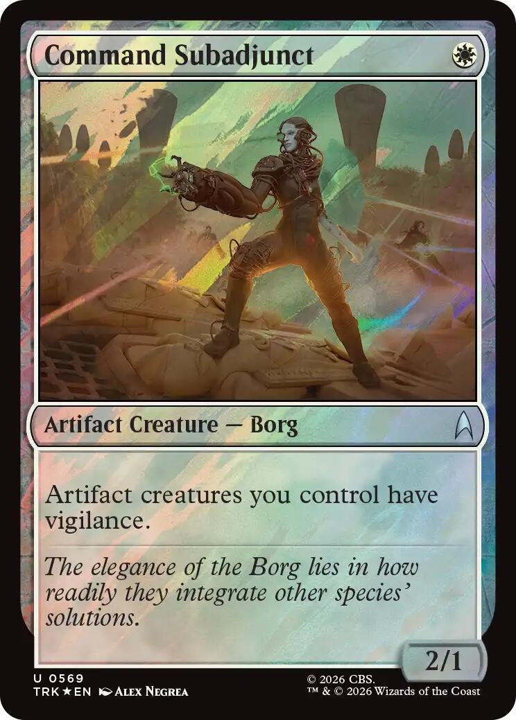 Image for Command Subadjunct (Surge Foil) (Star Trek) (569) (TRK) - Magic: The Gathering