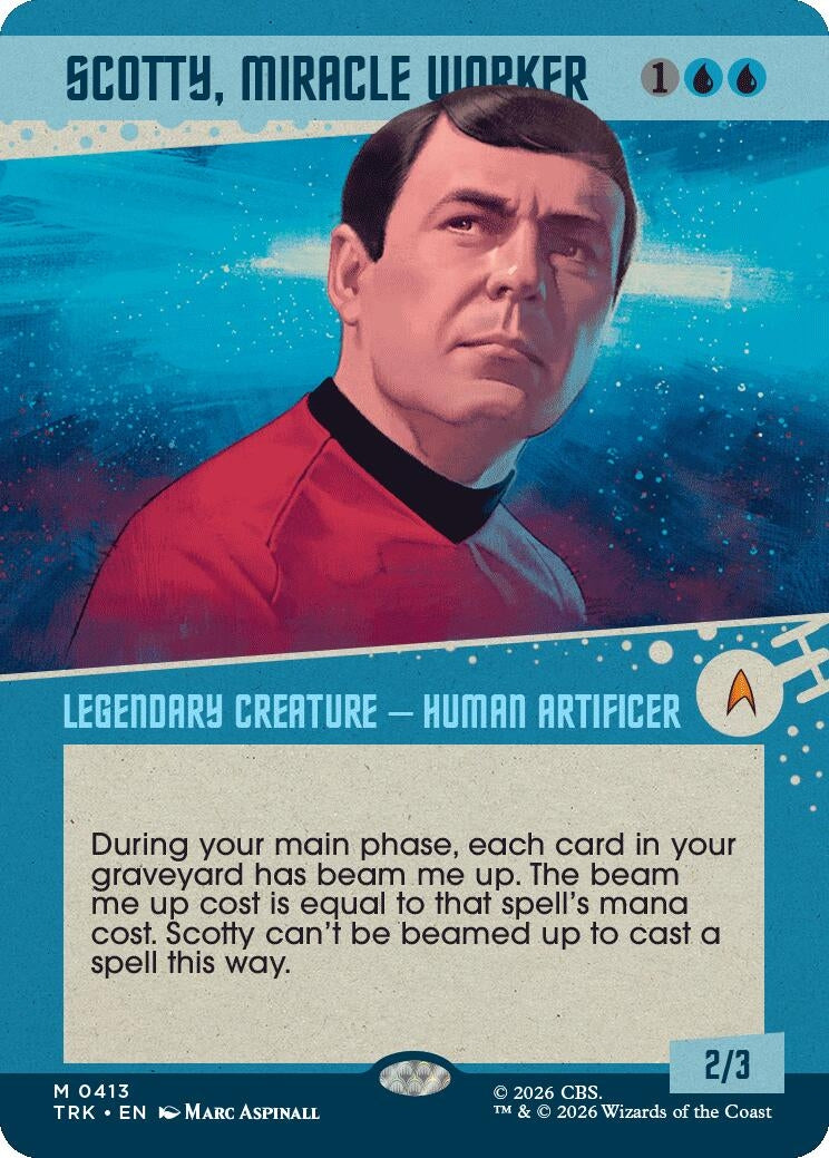 Image for Scotty, Miracle Worker (Showcase) (Star Trek) (413) (TRK) - Magic: The Gathering
