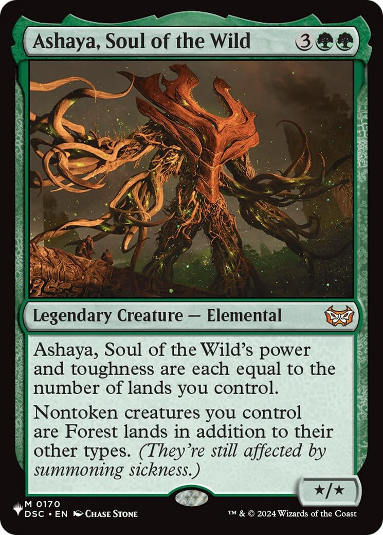 Image for Ashaya, Soul of the Wild (The List Reprints) (170) (LIST) - Magic: The Gathering