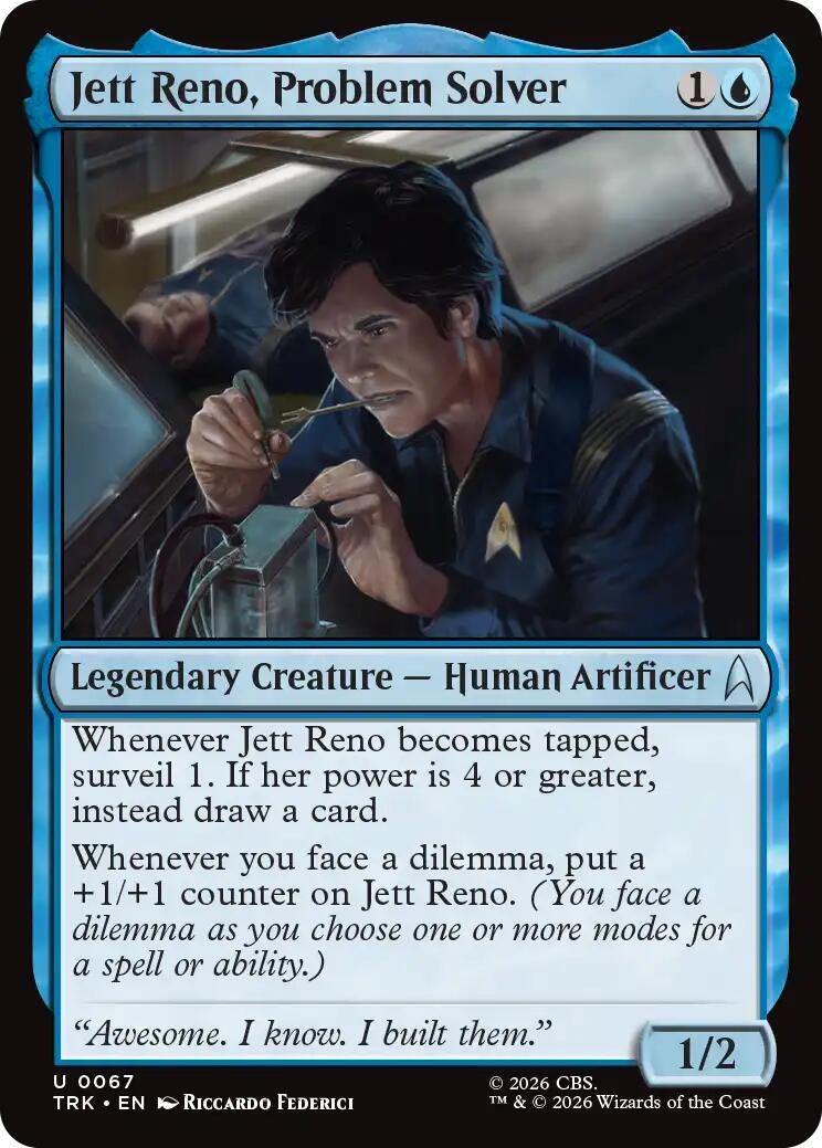 Image for Jett Reno, Problem Solver (Star Trek) (67) (TRK) - Magic: The Gathering