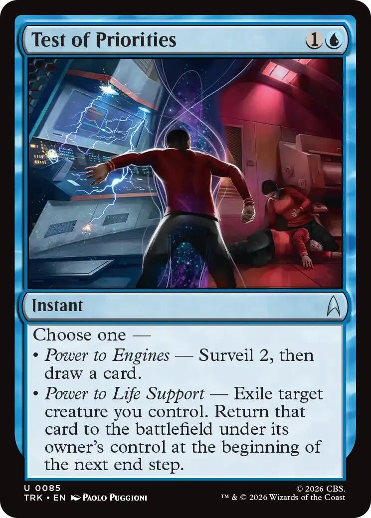 Image for Test of Priorities (Star Trek) (85) (TRK) - Magic: The Gathering