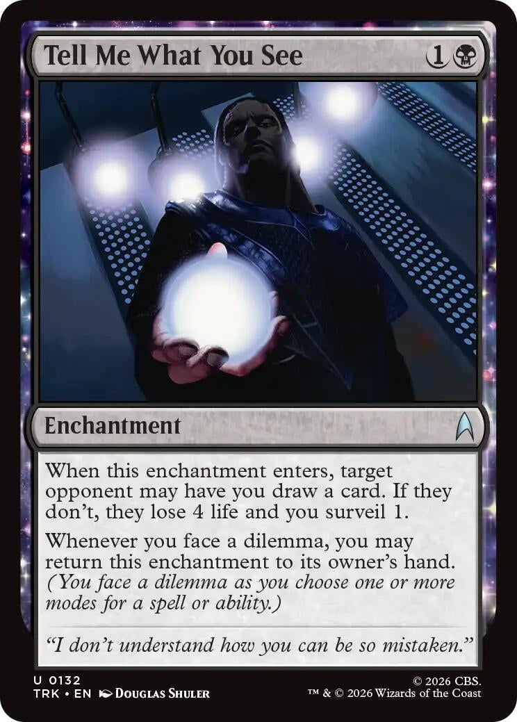 Image for Tell Me What You See (Star Trek) (132) (TRK) - Magic: The Gathering
