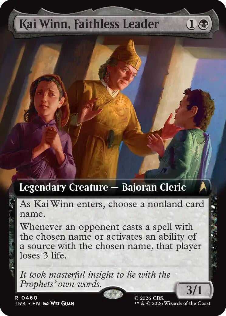 Image for Kai Winn, Faithless Leader (Extended Art) (Star Trek) (460) (TRK) - Magic: The Gathering
