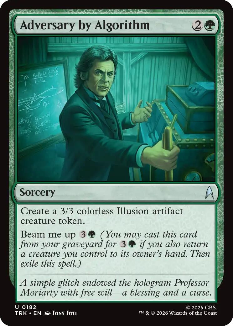 Image for Adversary by Algorithm (Star Trek) (182) (TRK) - Magic: The Gathering