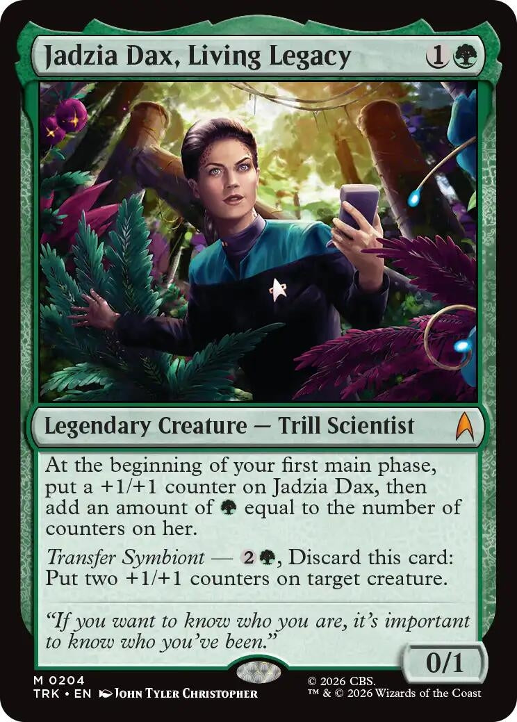 Image for Jadzia Dax, Living Legacy (Star Trek) (204) (TRK) - Magic: The Gathering