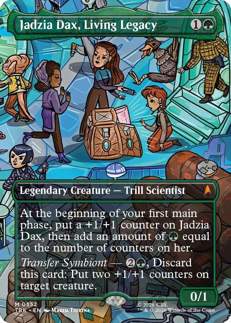 Image for Jadzia Dax, Living Legacy (Borderless) (Star Trek) (352) (TRK) - Magic: The Gathering
