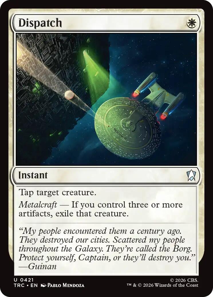 Image for Dispatch (Surge Foil) (Commander: Star Trek) (421) (TRC) - Magic: The Gathering