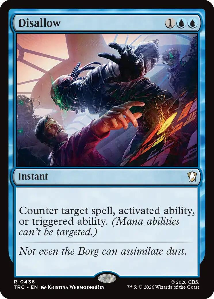 Image for Disallow (Commander: Star Trek) (436) (TRC) - Magic: The Gathering