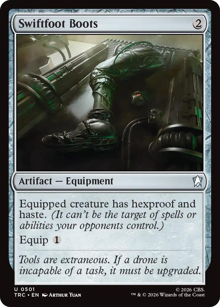 Image for Swiftfoot Boots (Commander: Star Trek) (501) (TRC) - Magic: The Gathering