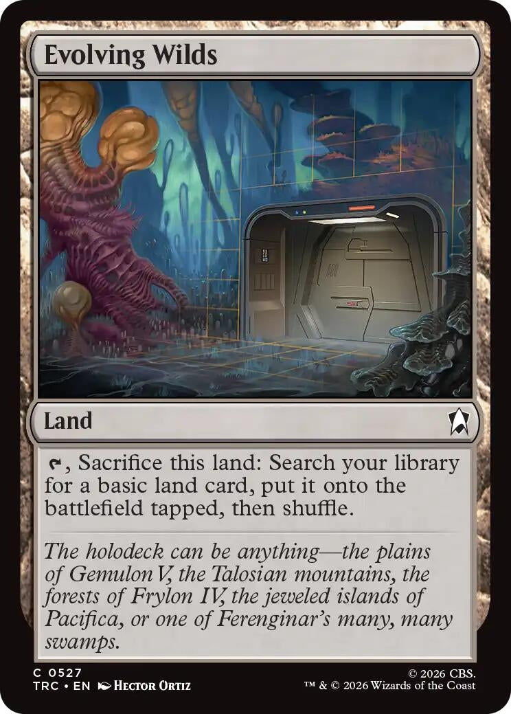Image for Evolving Wilds (Commander: Star Trek) (527) (TRC) - Magic: The Gathering