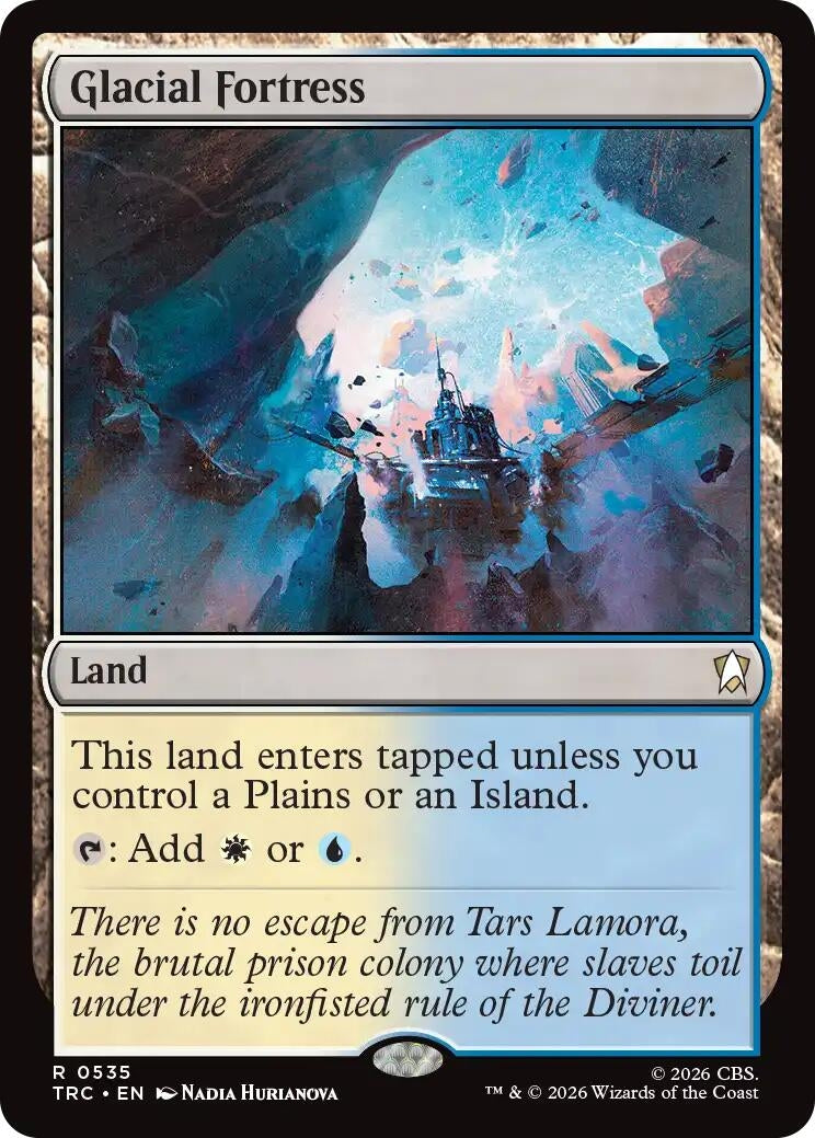 Image for Glacial Fortress (Commander: Star Trek) (535) (TRC) - Magic: The Gathering