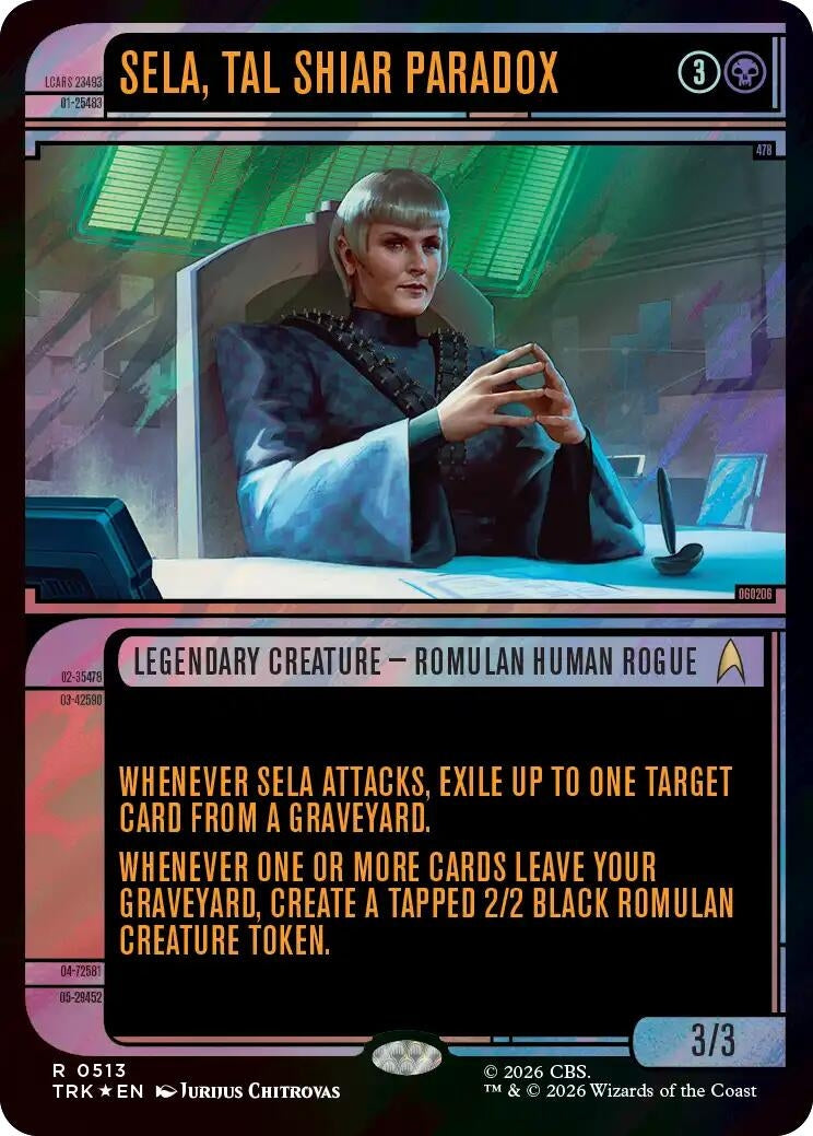 Image for Sela, Tal Shiar Paradox (Showcase) (Surge Foil) (Star Trek) (513) (TRK) - Magic: The Gathering