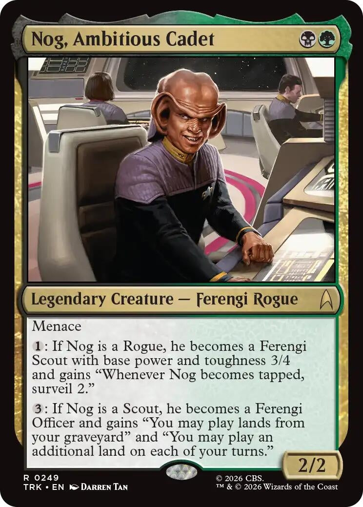Image for Nog, Ambitious Cadet (Star Trek) (249) (TRK) - Magic: The Gathering
