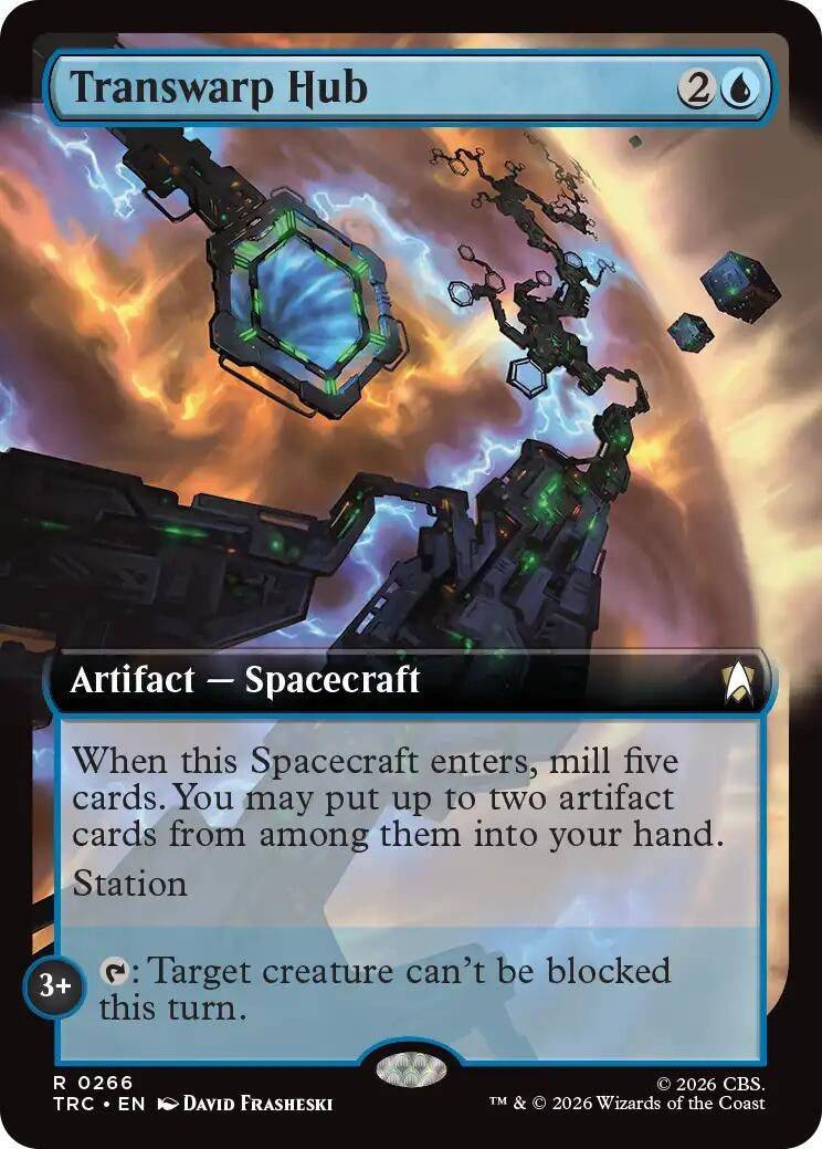 Image for Transwarp Hub (Extended Art) (Commander: Star Trek) (266) (TRC) - Magic: The Gathering
