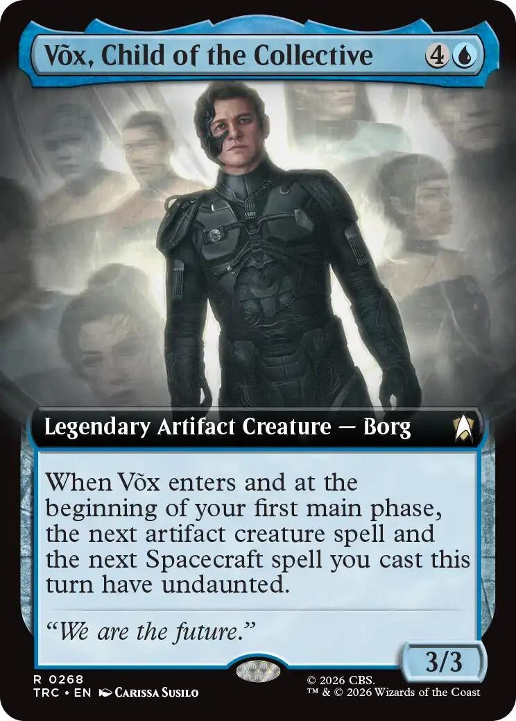 Image for Vox, Child of the Collective (Extended Art) (Commander: Star Trek) (268) (TRC) - Magic: The Gathering