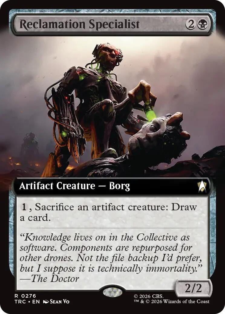 Image for Reclamation Specialist (Extended Art) (Commander: Star Trek) (276) (TRC) - Magic: The Gathering