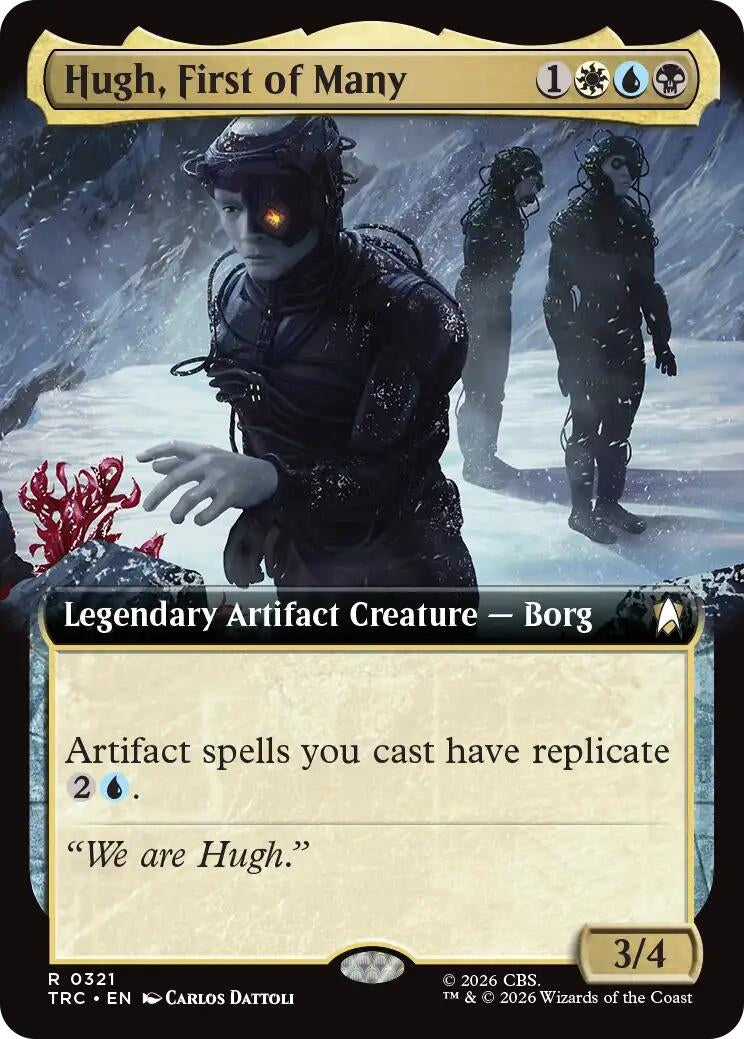 Image for Hugh, First of Many (Extended Art) (Commander: Star Trek) (321) (TRC) - Magic: The Gathering
