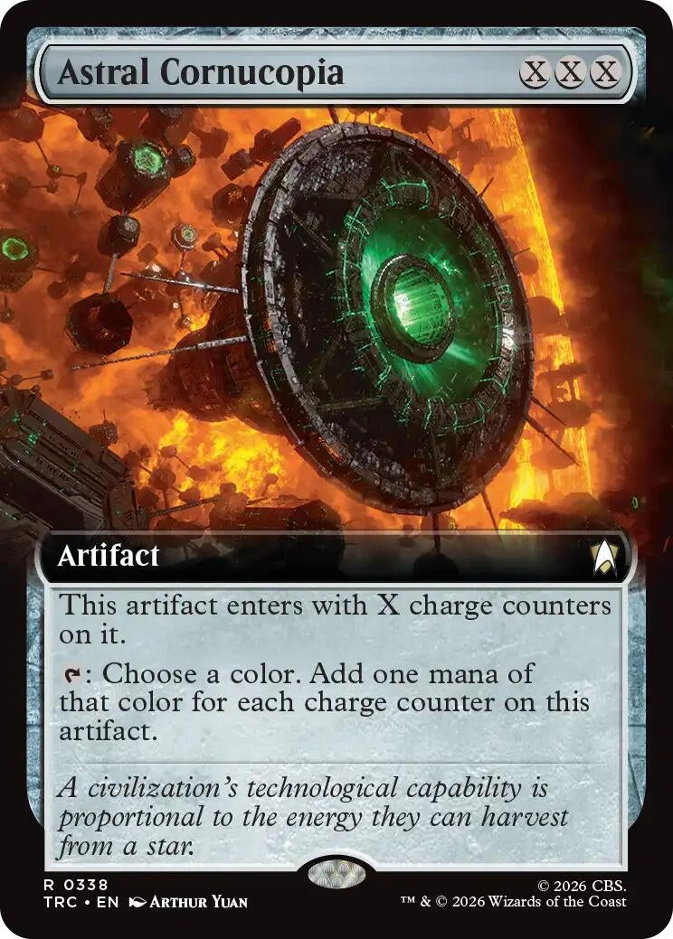 Image for Astral Cornucopia (Extended Art) (Commander: Star Trek) (338) (TRC) - Magic: The Gathering