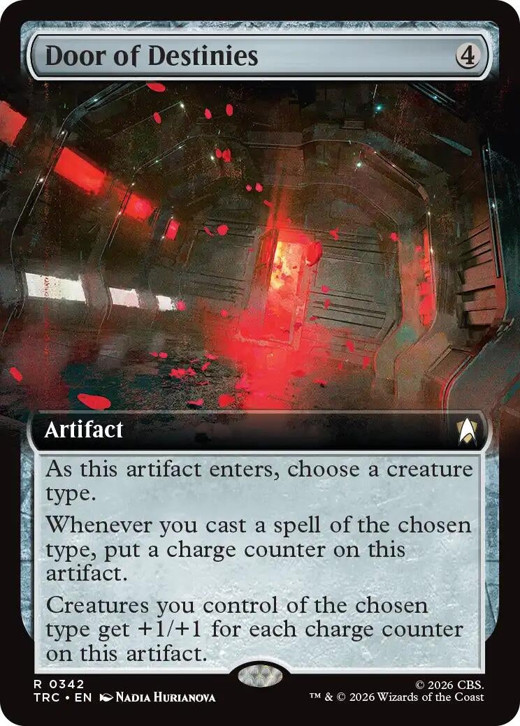 Image for Door of Destinies (Extended Art) (Commander: Star Trek) (342) (TRC) - Magic: The Gathering
