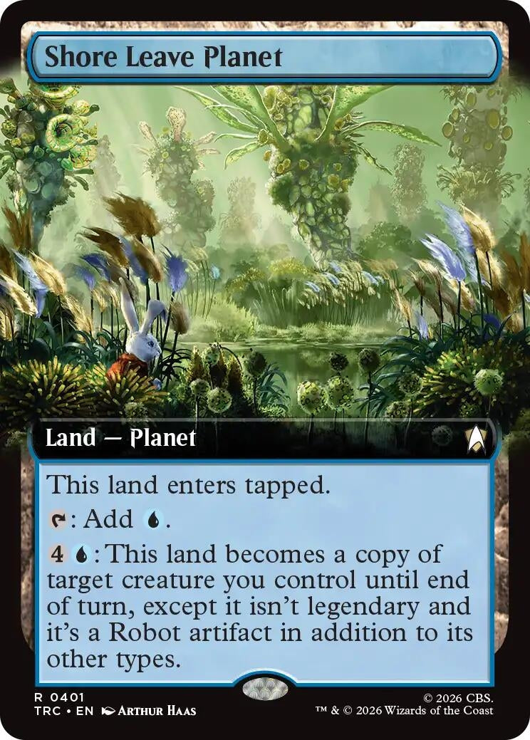 Image for Shore Leave Planet (Extended Art) (Commander: Star Trek) (401) (TRC) - Magic: The Gathering