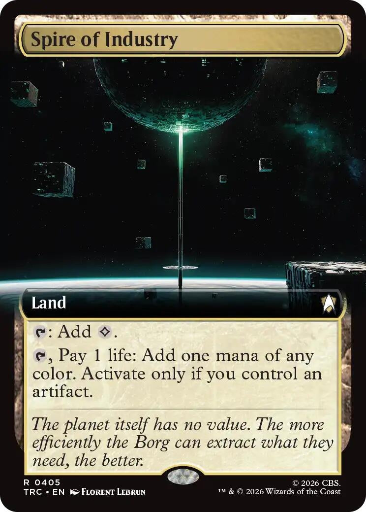 Image for Spire of Industry (Extended Art) (Commander: Star Trek) (405) (TRC) - Magic: The Gathering