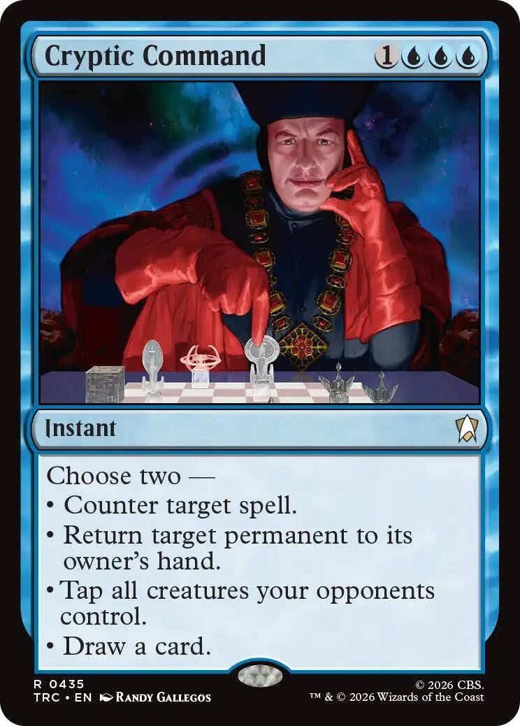 Image for Cryptic Command (Commander: Star Trek) (435) (TRC) - Magic: The Gathering