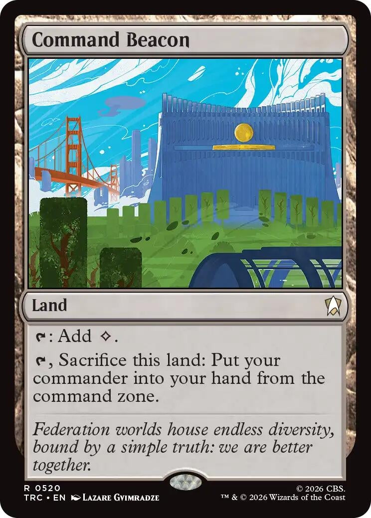 Image for Command Beacon (Commander: Star Trek) (520) (TRC) - Magic: The Gathering