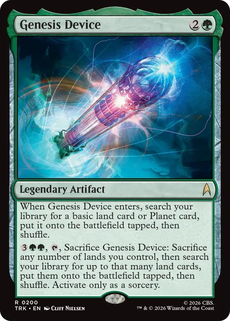 Image for Genesis Device (Star Trek) (200) (TRK) - Magic: The Gathering