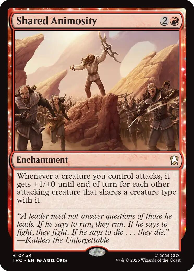 Image for Shared Animosity (Commander: Star Trek) (TRC) - Magic: The Gathering