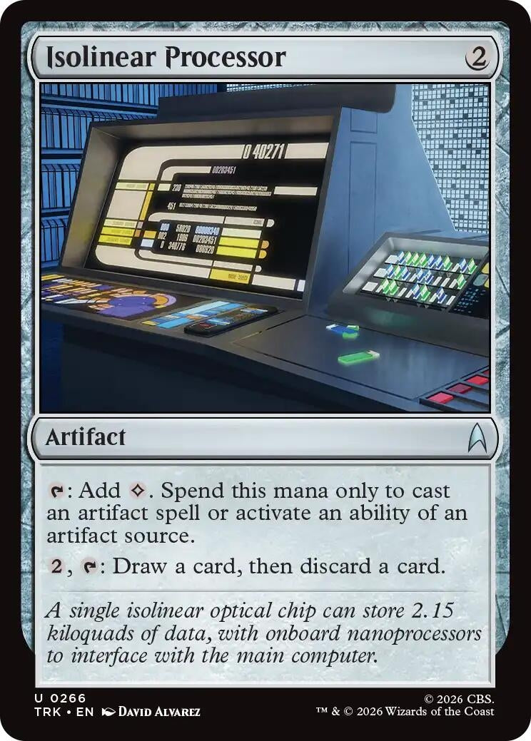 Image for Isolinear Processor (Star Trek) (266) (TRK) - Magic: The Gathering