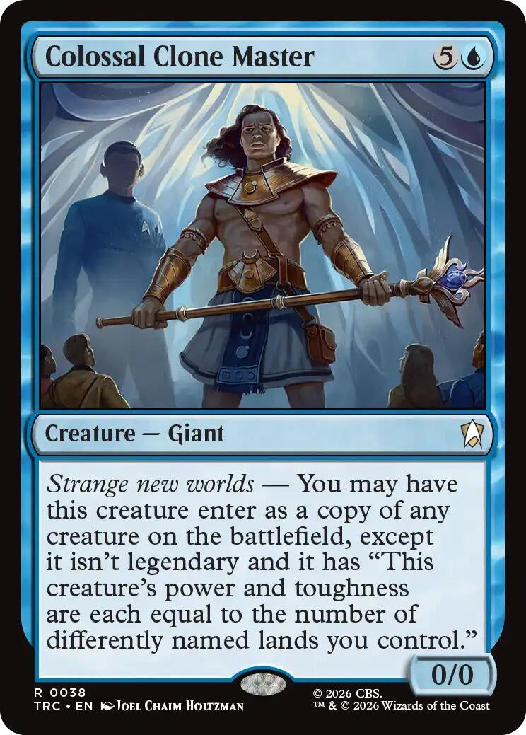 Image for Colossal Clone Master (Commander: Star Trek) (38) (TRC) - Magic: The Gathering