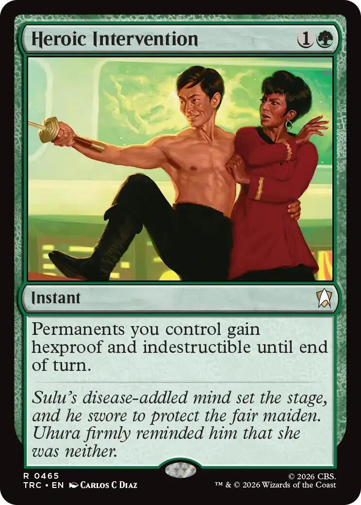 Image for Heroic Intervention (Surge Foil) (Commander: Star Trek) (465) (TRC) - Magic: The Gathering
