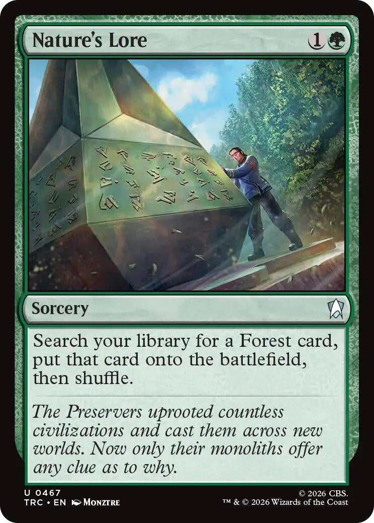 Image for Nature's Lore (Surge Foil) (Commander: Star Trek) (467) (TRC) - Magic: The Gathering