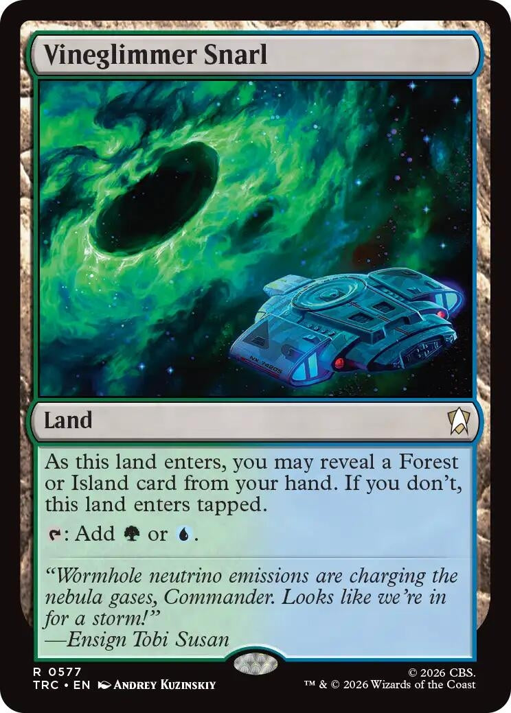 Image for Vineglimmer Snarl (Commander: Star Trek) (577) (TRC) - Magic: The Gathering