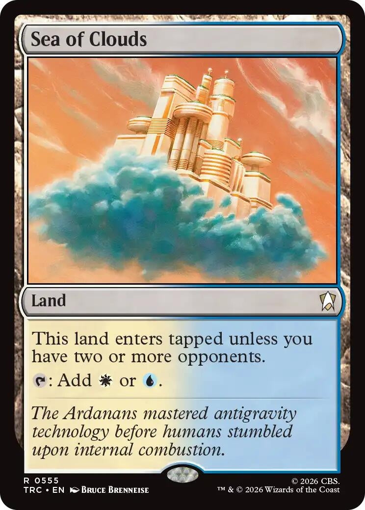 Image for Sea of Clouds (Surge Foil) (Commander: Star Trek) (555) (TRC) - Magic: The Gathering