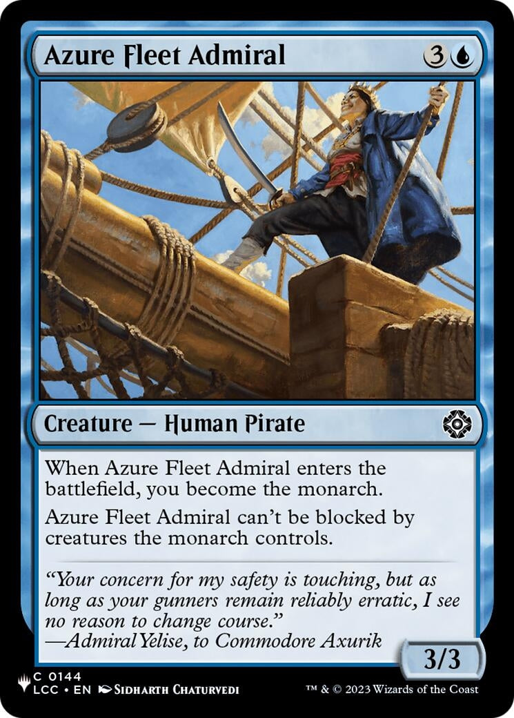 Image for Azure Fleet Admiral (The List Reprints) (LIST) - Magic: The Gathering