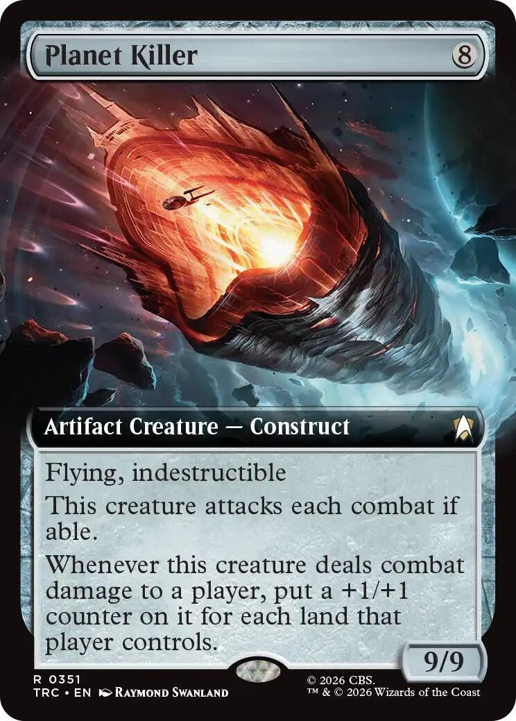 Image for Planet Killer (Extended Art) (Commander: Star Trek) (351) (TRC) - Magic: The Gathering