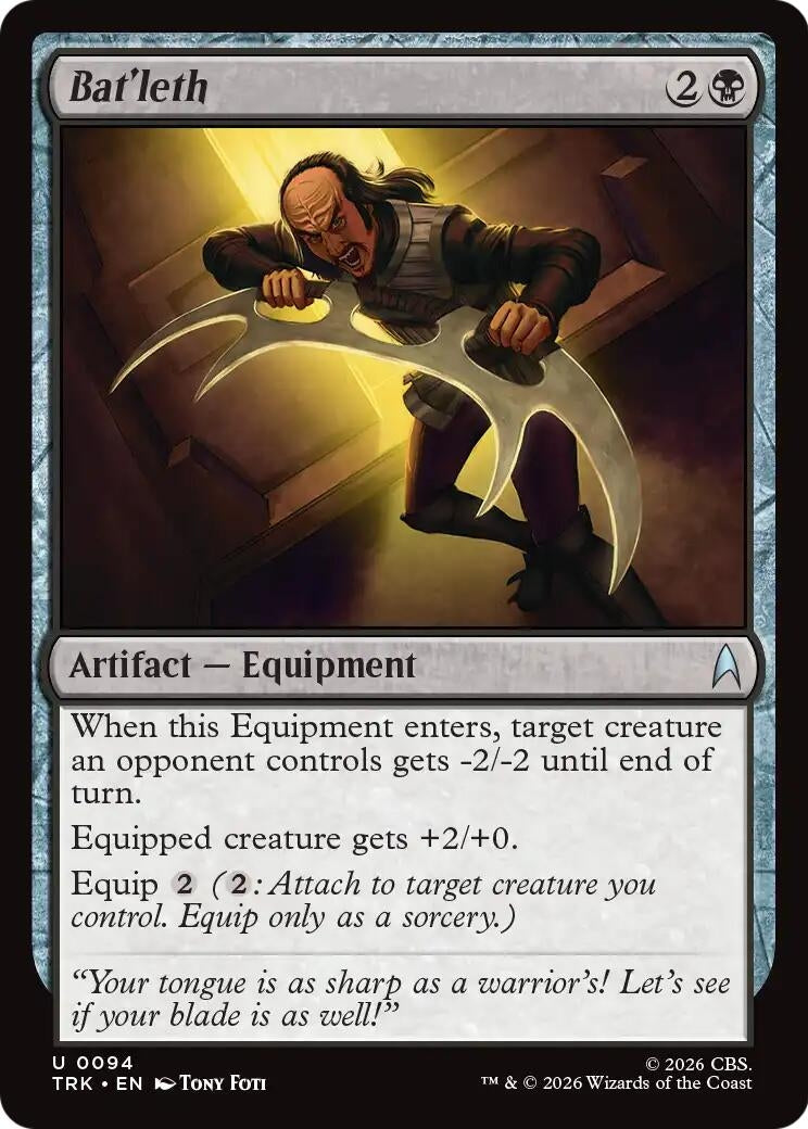Image for Bat'leth (Star Trek) (TRK) - Magic: The Gathering
