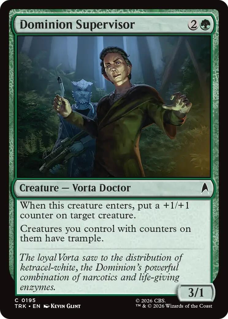 Image for Dominion Supervisor (Star Trek) (TRK) - Magic: The Gathering