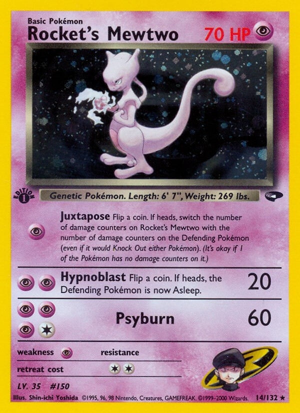 Rocket's Mewtwo (Gym Challenge) (014/132)