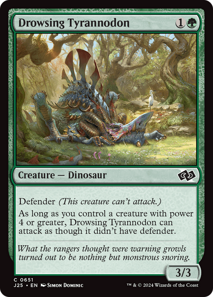 Drowsing Tyrannodon [Foundations Jumpstart]