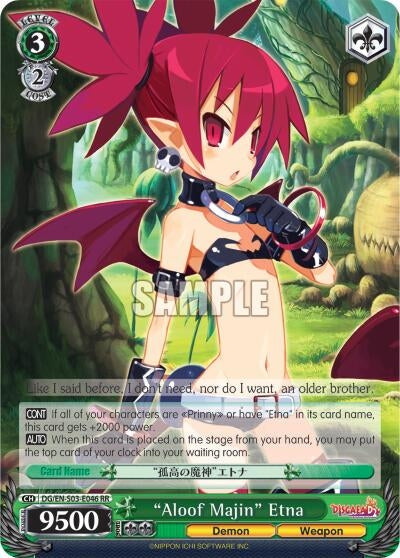 "Aloof Majin" Etna (DG/EN-S03-E046 RR) [Disgaea]